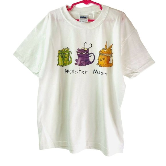 Kid's Halloween T Shirt Monster Mash Youth Medium NEW Custom Orders Possible - Picture 1 of 3
